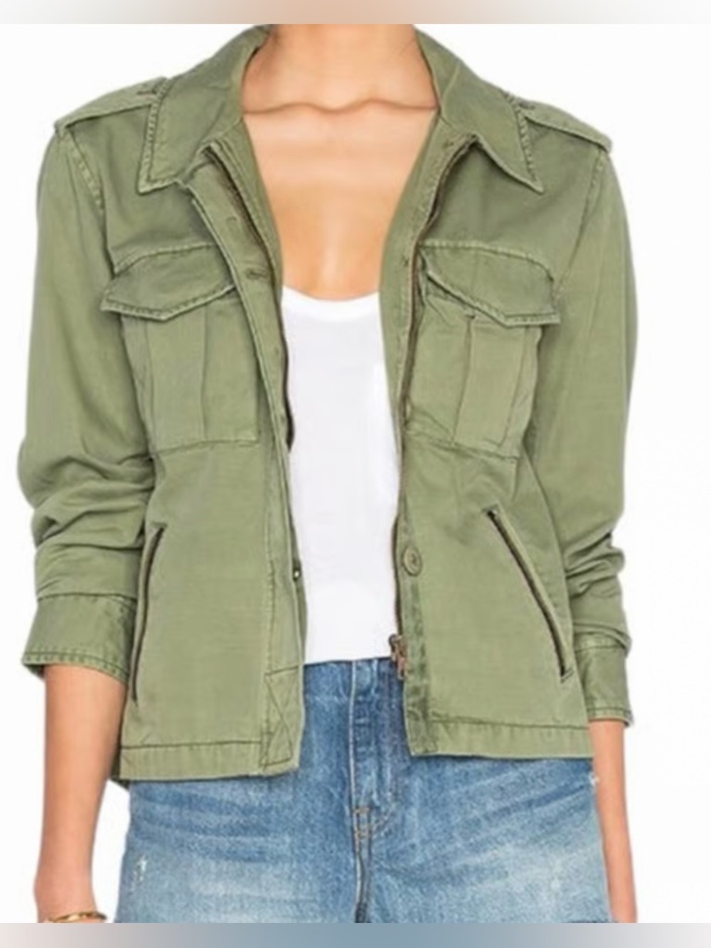 Sanctuary Utility Habitat Jacket In Olive **NWOT**  Size - XL - Picture 10 of 16